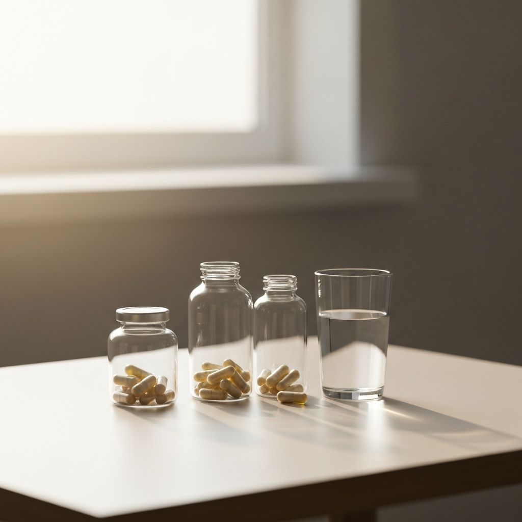 Tägliche Nahrungsergänzungsroutine